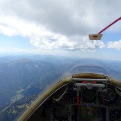 Flugwegposition um 12:16:47: Aufgenommen in der Nähe von Gemeinde Neuberg an der Mürz, 8692, Österreich in 2502 Meter